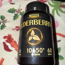 Elderberry Capsules 1200mg Immune System Support Sambucus Nigra Extract