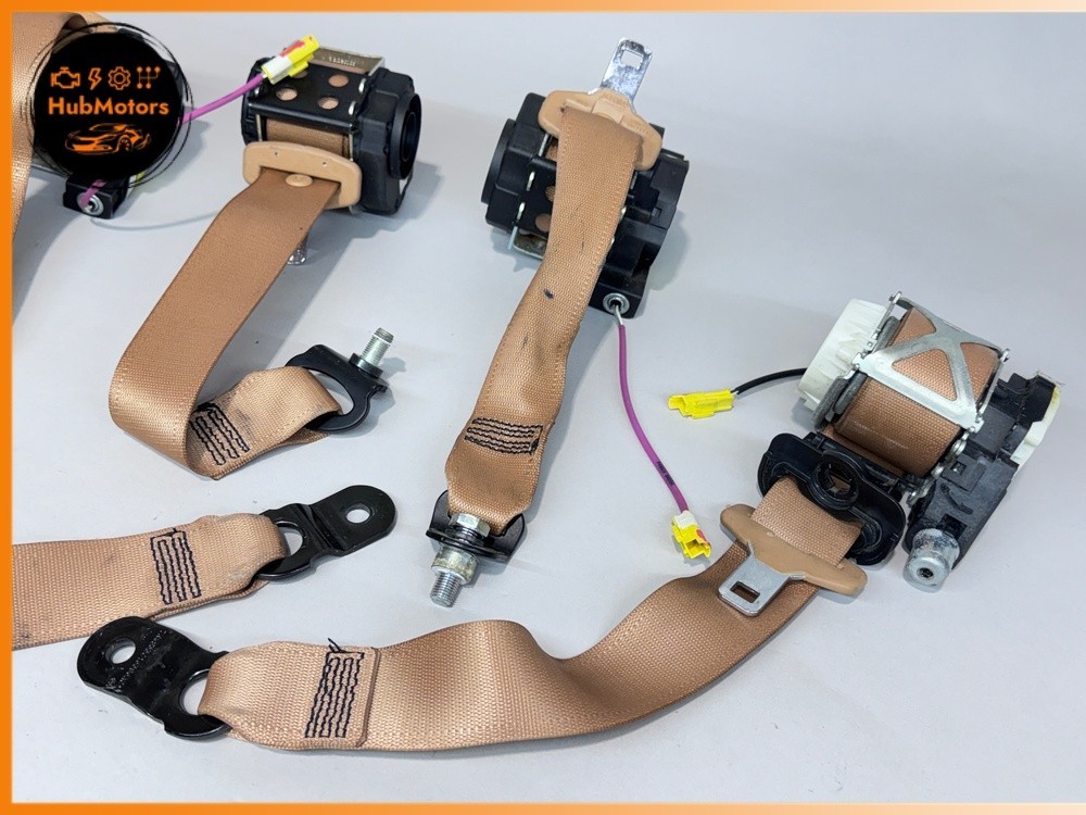 09-13 Maserati Quattroporte M139 Front And Rear Seat Belt Set OEM 76k   TESTED!!