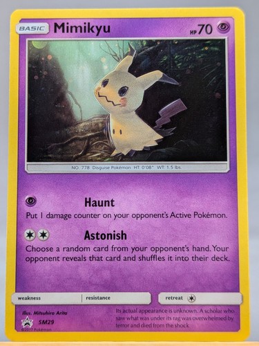 Mimikyu - SM29 Holo Promo Sun & Moon Promo Pokemon NM