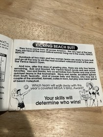Nintendo NES Venice Beach Volleyball [Instruction Book Manual ONLY]