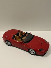 2000 Mattel Hot Wheels 1/18 Diecast Metal Ferrari 550 Barchetta Red 