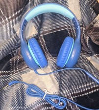 Kids Headphones Wired with Microphone 85/94Db Volume Limit Shareport BLUE