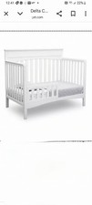 New Delta Skylar 6 In 1 Baby Crib Bianca Whitr