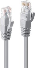 Image of Lindy 0.3m Cat.6 U/UTP Ethernet Cable, Grey