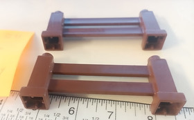 Lego Duplo 3273 Brown 2 Fence Parts Only Lofty and the Mice Bob the Builder