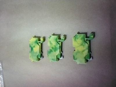 WAGO. 282 DIN RAIL MOUNT TERMINAL BLOCK 2 POST. IEC 947-7-2