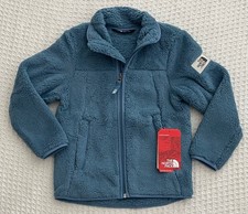 THE NORTH FACE GIRLS CAMPSHIRE FULL ZIP JACKET - Provincial Blue - XS 6 