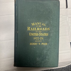 poor's manual of railroads 1877-78