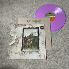 Led Zeppelin – Untitled / IV / 4 Vinyl Record EARLY UK Pressing LILAC 1978