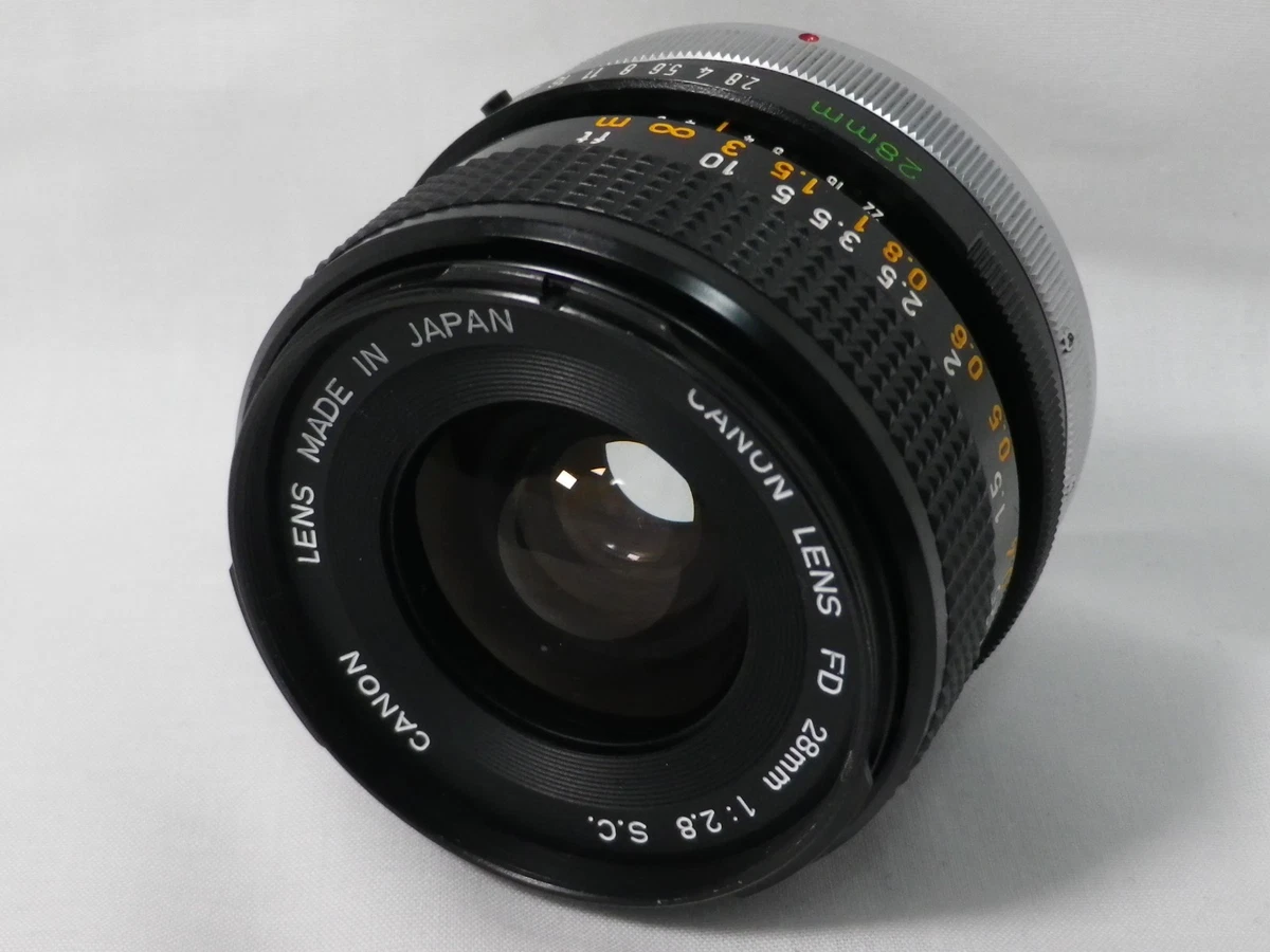 25+ Canon FD f/2.8 Camera Lenses 28mm Focal for sale | Updated Oct