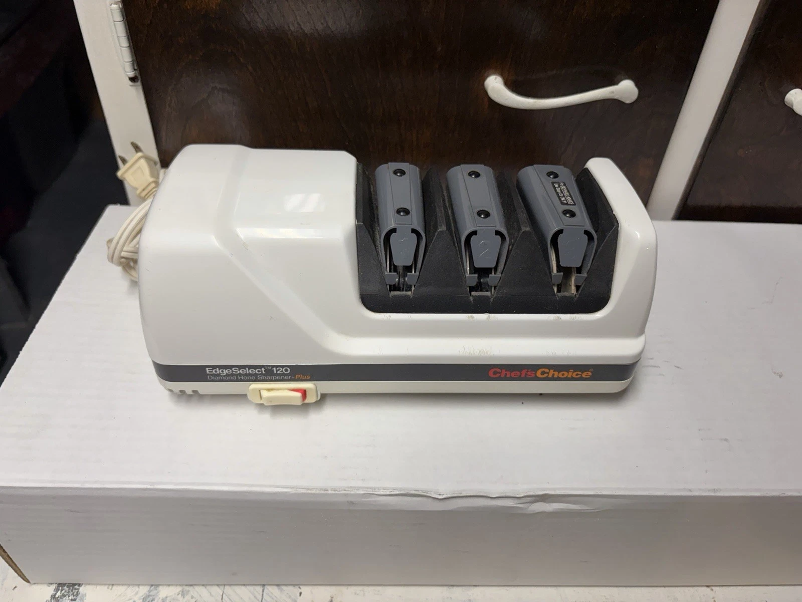 Chef’s Choice EdgeSelect 120 Diamond Hone Sharpener Plus Knife Sharpener