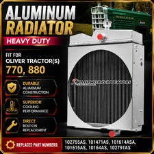 Tractor Radiator Fit Oliver 770 880 101471as 101614asa 101615as 10164as 102791as