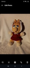 Kermit the Frog and miss piggy 1987 Vintage Plush Baby Henson, 8"