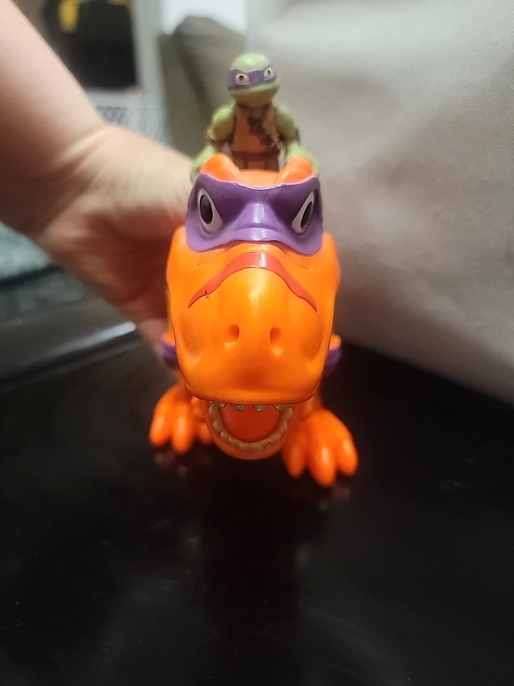Teenage Mutant Ninja Turtles T-Rex Donatello Dino Figurine - Image 2 of 4