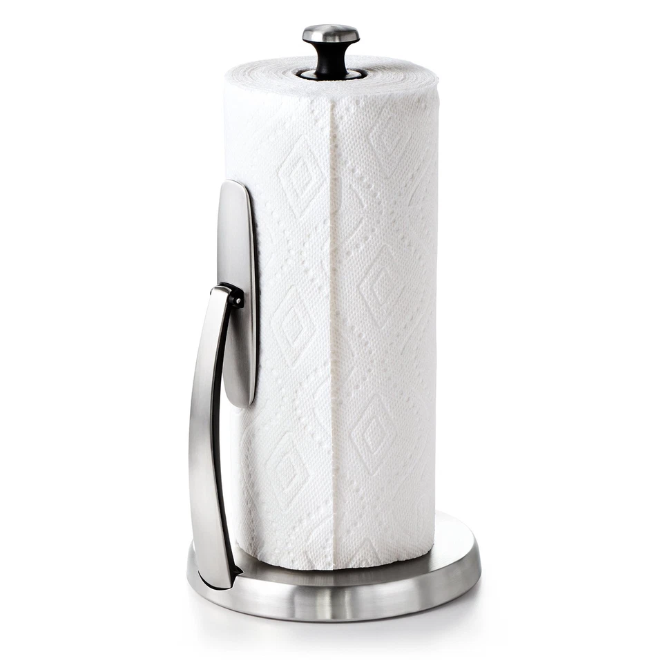 OXO Softworks SimplyTear Paper Towel Holder, Stainless Steel, 13.25" H - Image 3 of 4