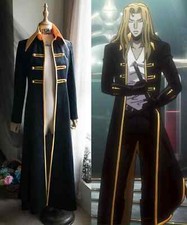 Castlevania Cosplay costume Alucard Sypha Costume uniform Coat Custom