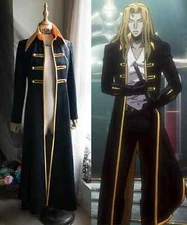 Castlevania Cosplay costume Alucard Sypha Costume uniform Coat Custom