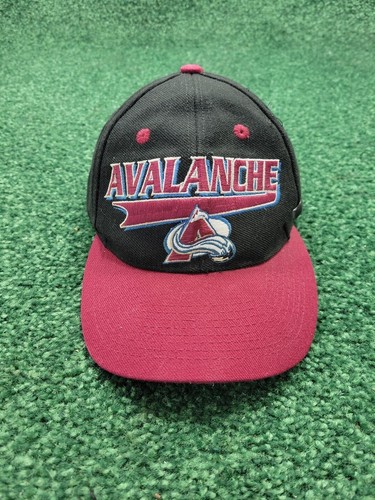 Vintage Colorado Avalanche Logo Athletic Hat Hockey NHL Logo Snapback Cap - Picture 2 of 11