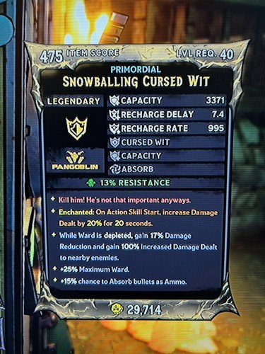 PS/XBOX/PC Tiny Tina's Wonderlands MALDED WIT GOD ROLL ASCENDIDO CAOS 50 - Imagen 14 de 34