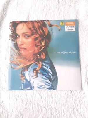 VERSIEGELT BLAU Madonna Lichtstrahl Sainsburys Vinyl RSD FROZEN NICHTS ERSATZ