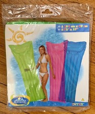 Intex The Wet Set Transparent Mat Pool Beach Float Inflatable 72” Vintage Green