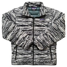 Patagonia Jacket Duck Down Feather Puffer Jacket Printed Kids Size XL