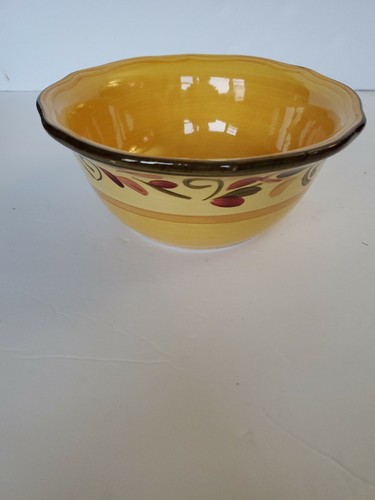 Tazón de repuesto para ensalada de ensalada de uvas moradas Gibson Everyday China Vines - Imagen 4 de 7