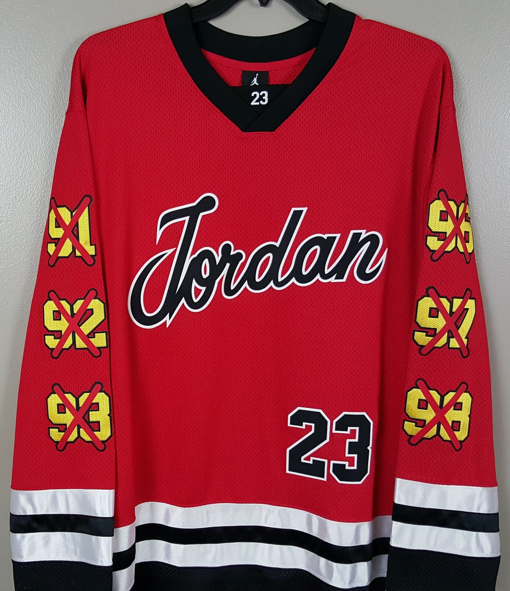 JORDAN SPEED TO MARKET STM CHAMPIONSHIP HOCKEY JERSEY RED JORDAN SPEED TO MARKET STM CHAMPIONSHIP HOCKEY JERSEY RED