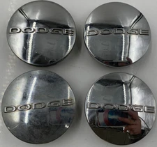 Dodge Rim Wheel Center Cap Set of 4 Chrome 2-3/8 inch OEM D04B37084