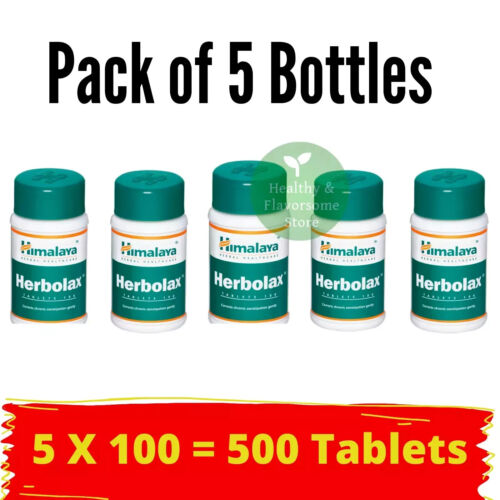 5x Himalaya Wellness Herbolax 500Tabs Indigestion & Eases Constipation SHIP FREE - Picture 11 of 12