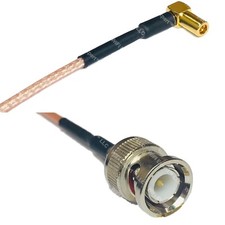 RG316 SMB MALE ANGLE to BNC MALE RF Cable Rapid-SHIP LOT