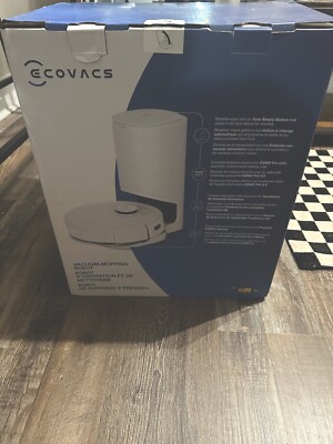 ECOVACS Robotics - DEEBOT T9+ Robot Vacuum and Mop - WHITE