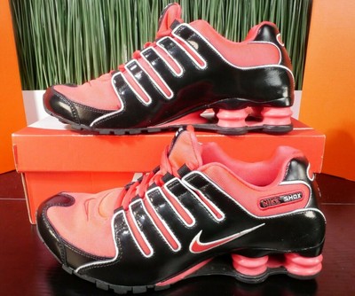 Nike Shox NZ Fuchsia Black Metallic 314561-005 Womens Size 10/ Mens Size  8.5 | eBay
