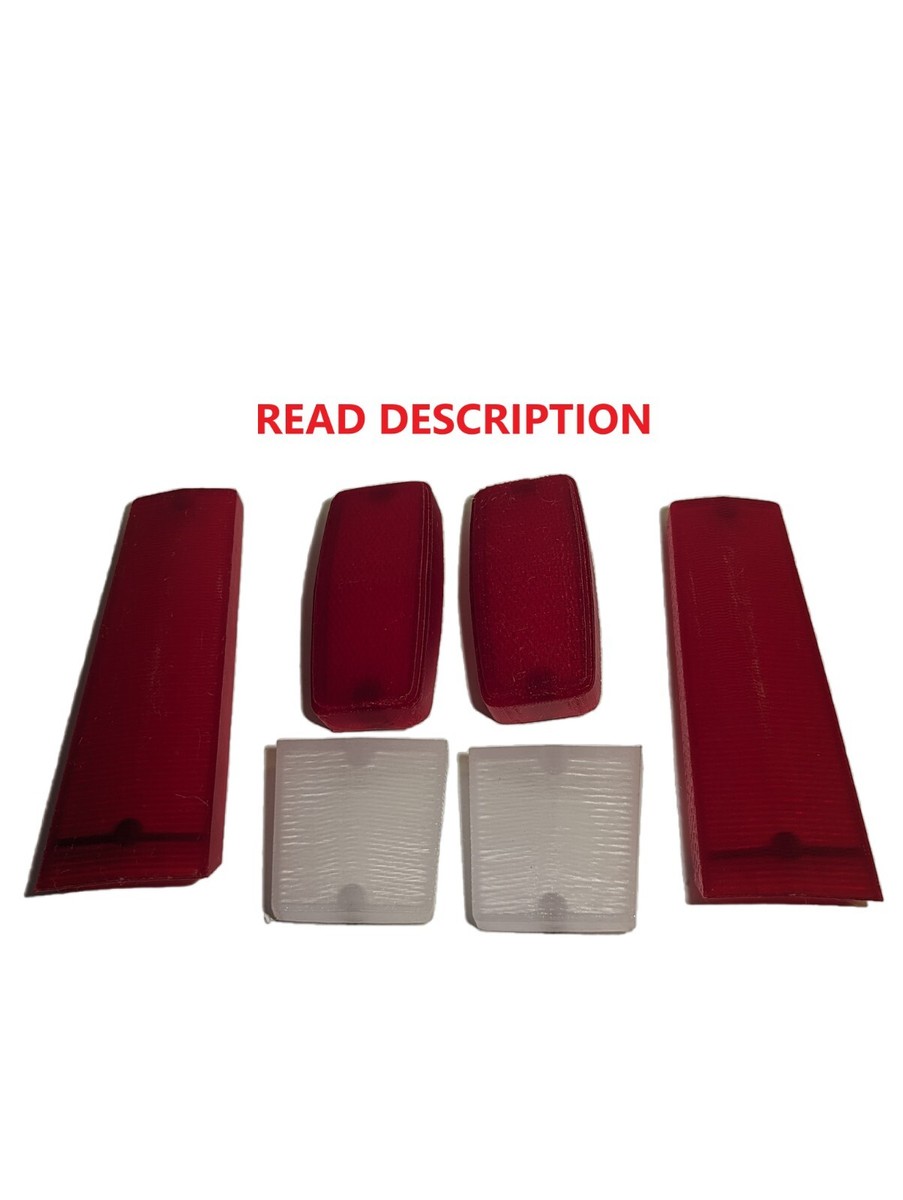 3D Printed PETG - 1966 Plymouth Valiant Tail Lamp Lens COMPLETE