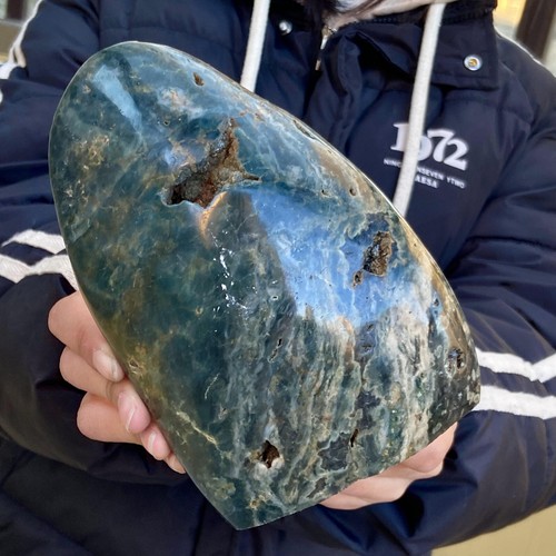 2.97LB Natural Polished Orbicular Ocean Jasper Rough Reiki Healing - 第 7/13 張圖片