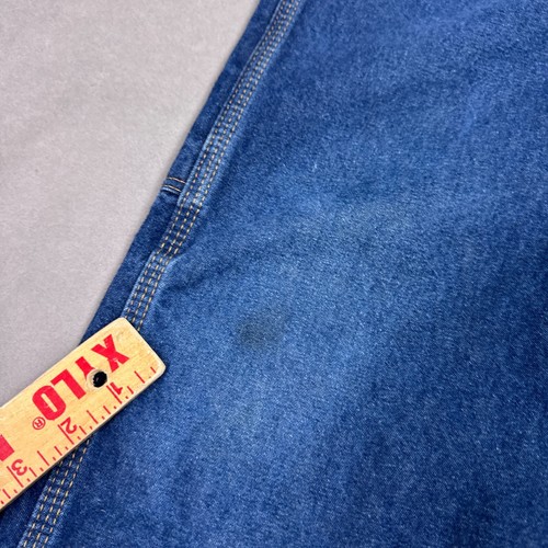 Vintage Big Ben Jeans Mens 34x30 Blue Carpenter Workwear Distressed Chore Barn - Picture 8 of 16