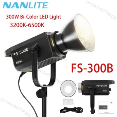 NANLITE FS-300B 350W Bi-Color Led Video Light Photography Fill Light 2700K-6500K