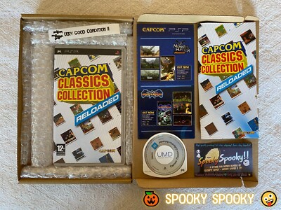 Capcom Classics Collection Reloaded Sony PSP - UK PAL sehr guter Zustand CIB - Tracked