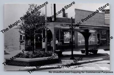 #ad Modern Public Installation quot;Mall Shelterquot; MONTEVIDEO Minnesota RPPC Photo 1950s $12.99