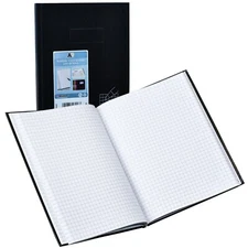 Blueline A9Q 4x4 Quad Ruled Hard Cover Notebook, 9-1/4 x 7-1/4", 192 Pages