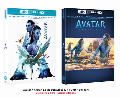 WARNER HOME VIDEO AVATAR + AVATAR - La via dell'acqua (6 Dischi 4K UHD + Blu-ray)