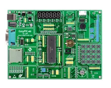 PIC Development Board easyPIC-40 + PIC16F877A Learning board USB DEMO