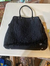 Borsa Vera Bradley Espresso Microfibra Tote Bag Tracolla Trapuntata Nord Sud
