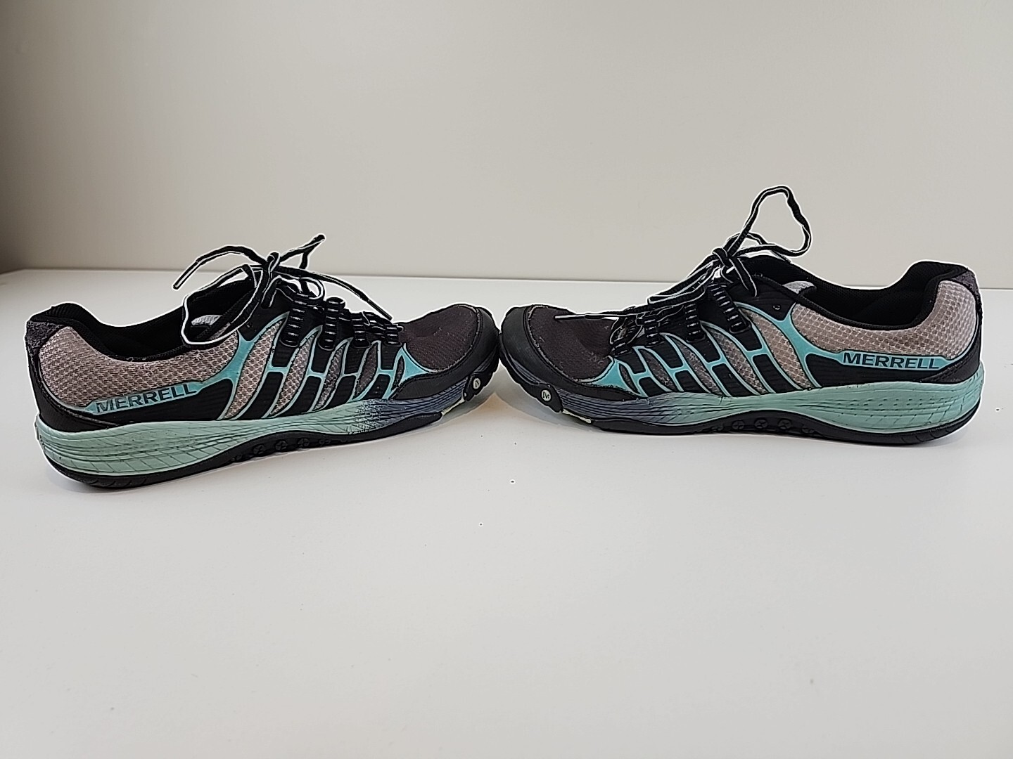 Scarpa da trail running Merrell donna All Out F nera blu taglia 8 J06332