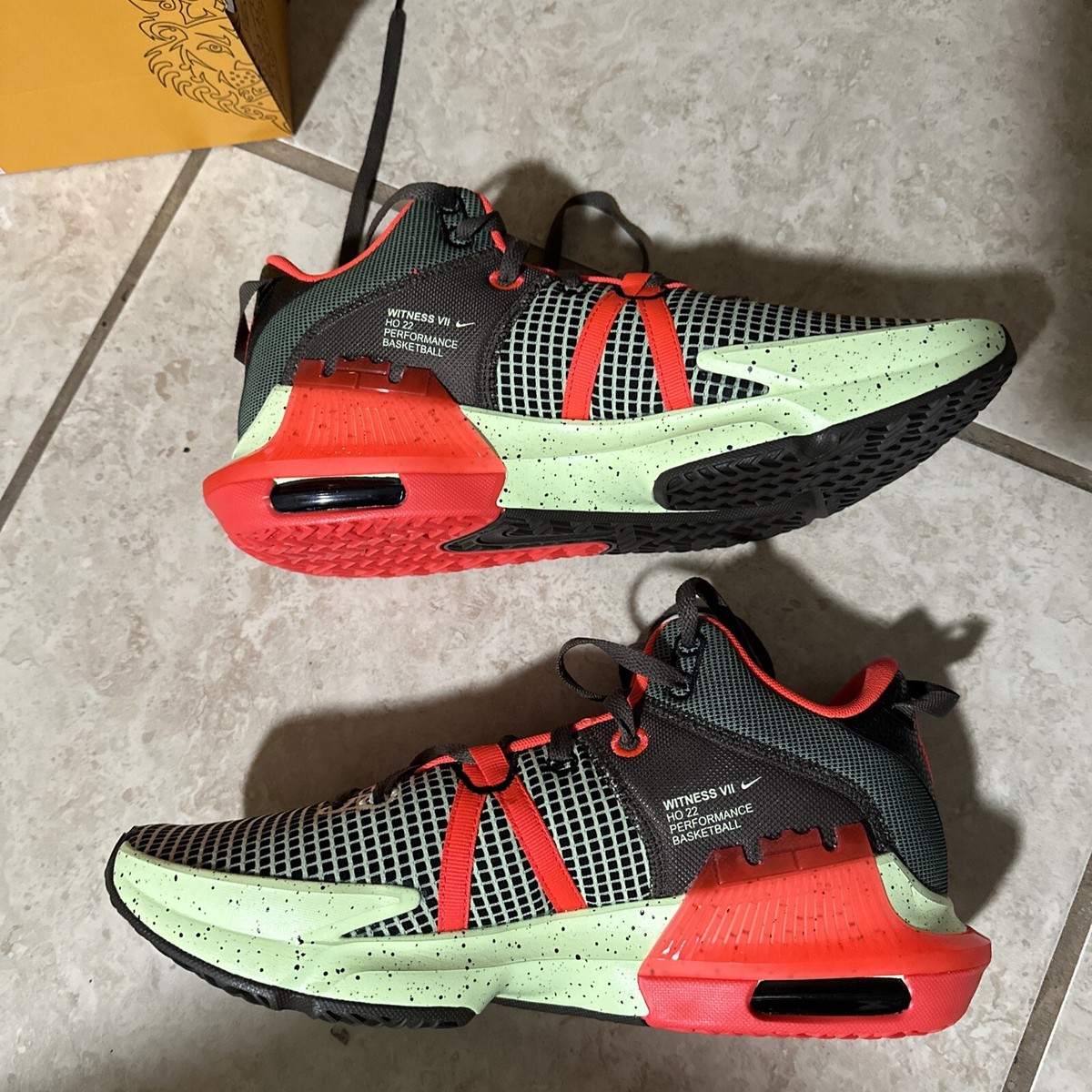 Size 11.5 - Nike LeBron Witness 7 Bright Crimson Alligator | eBay