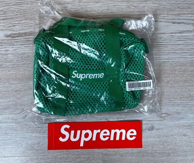 Supreme Mesh Mini Duffle Shoulder Bag green