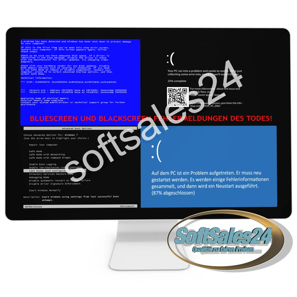 ✅ PC NOTFALL REPARATUR RECOVERY REPAIR SICHERUNG BOOT CD WINDOWS XP 7 8 10 11 👍 - Bild 2 von 4