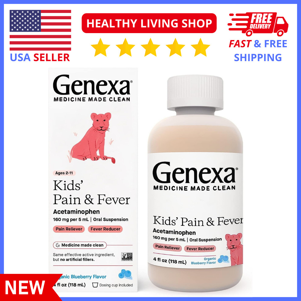 Genexa Children's Acetaminophen Pain & Fever Reducer 4 fl oz (160 mg