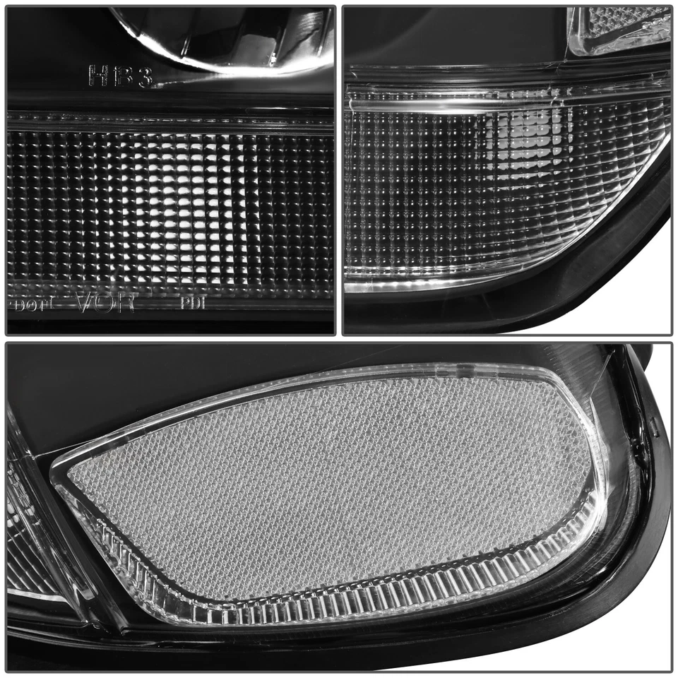 PARA JEEP GRAND CHEROKEE 1999-2004 WJ LAREDO LIMITED FAROS NEGROS TRANSPARENTES 4X4 Foto 4 de 4