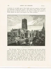 Howden Minster Church, Yorkshire, Book Illustration (Print), c1891